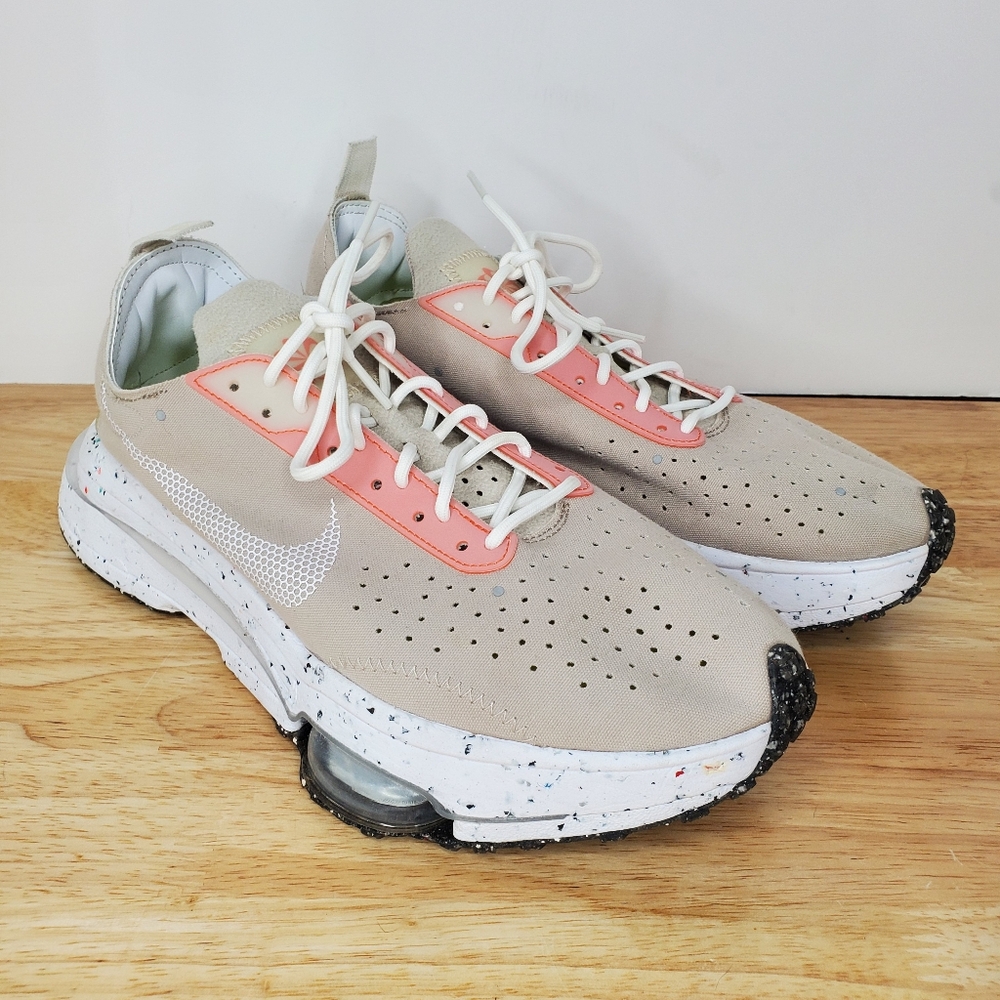 Nike Beige and Pink Sneakers